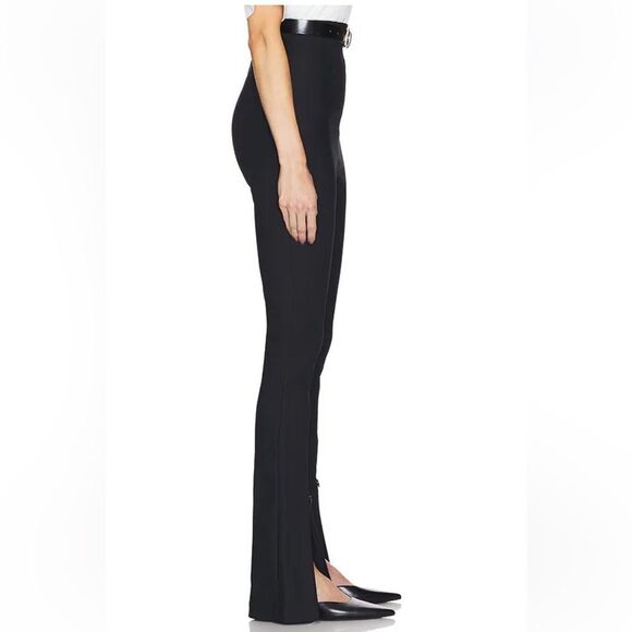 NWT Helsa The Cigarette Pant Black ultra high rise flares bells Revolve XS - Picture 2 of 15